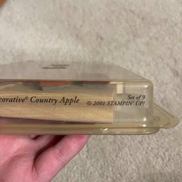 Stampin’ Up! Definitely Decorative 2001 Country Apple Rubber Stamp Stamping - Picture 5 of 7